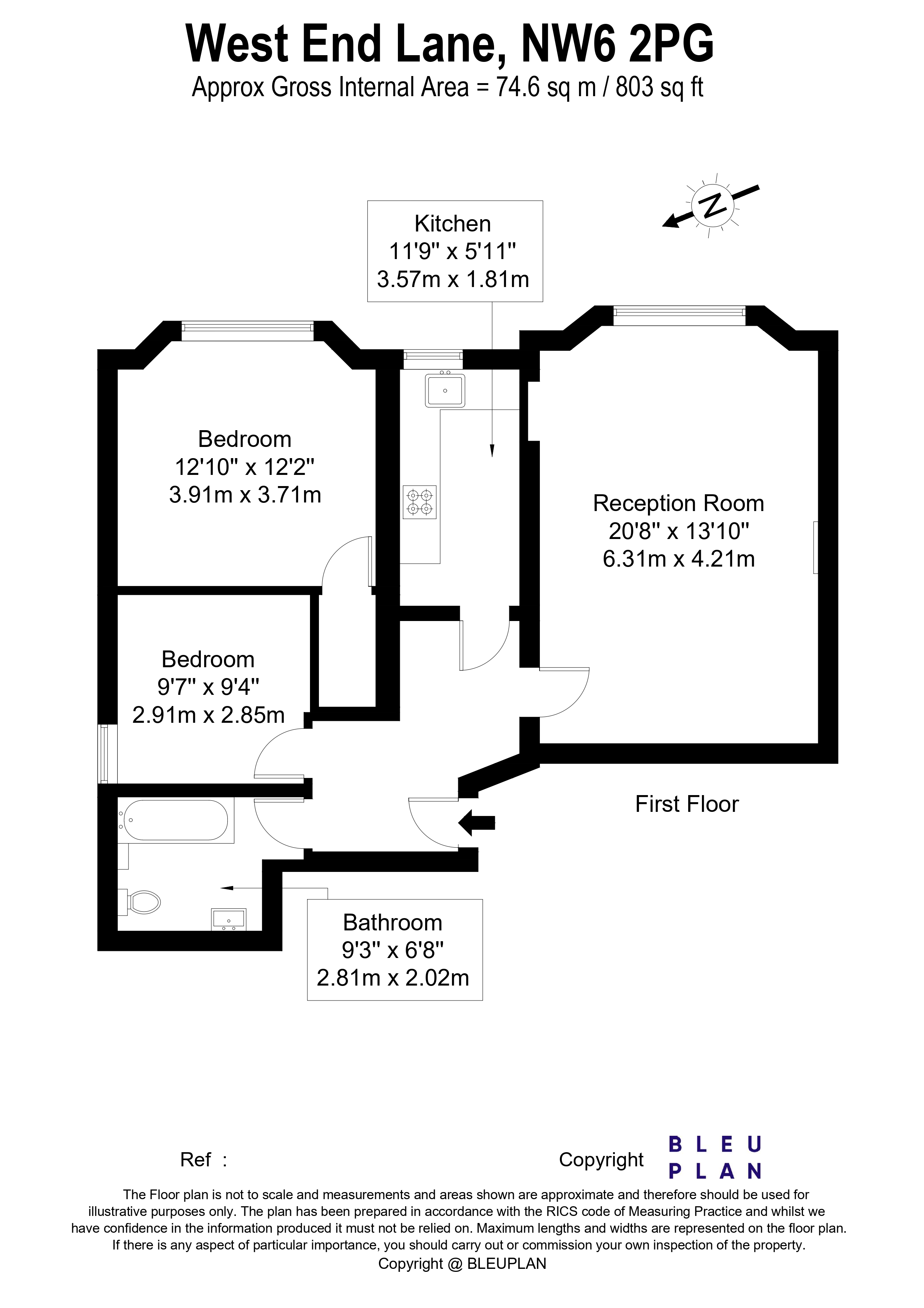 West End Lane floorplan